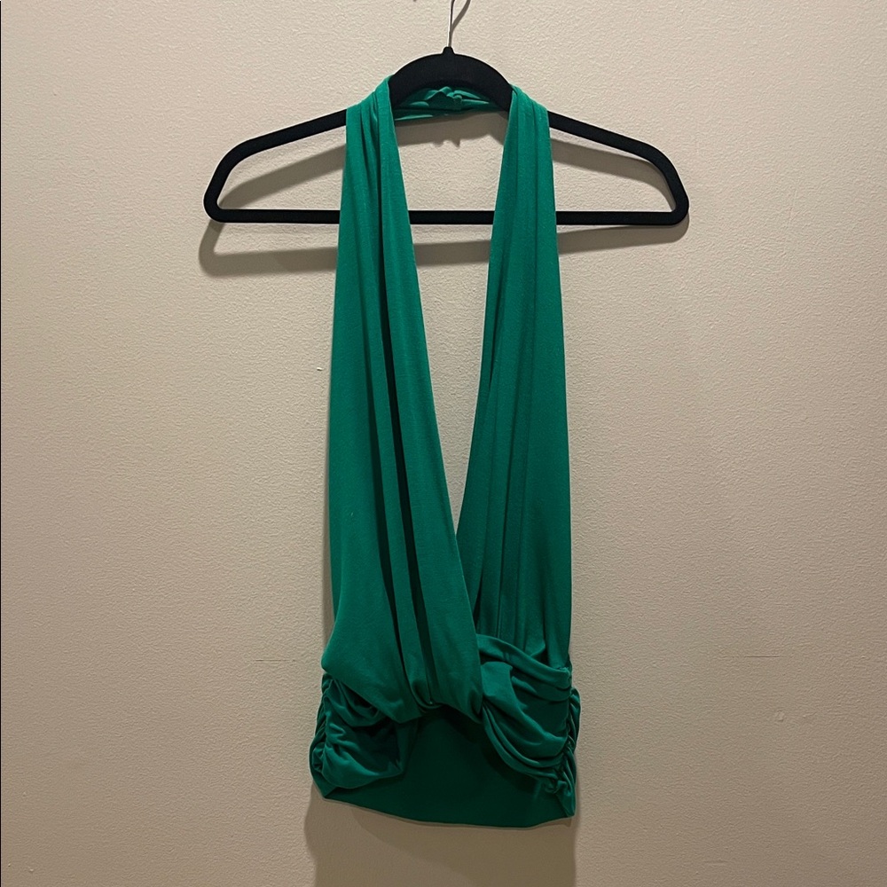 Misope Green Halter Top